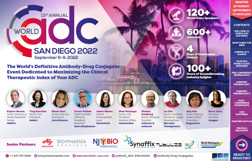 World ADC San Diego 2022 2022 Full Event Guide