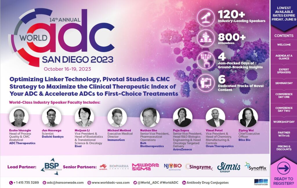 World ADC San Diego Thank you for downloading the brochure